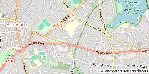 Map of Birmingham