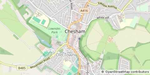 Map of Chesham