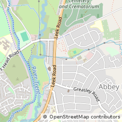 Map of Stoke-on-Trent, Staffordshire