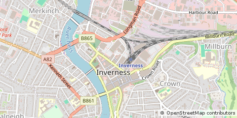 Map of Inverness