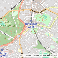 Map of Tunbridge Wells, Kent
