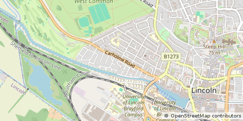 Map of Lincoln