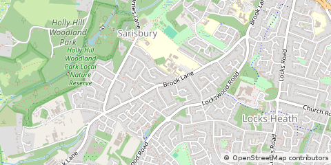 Map of Southampton, Hampshire