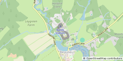 Map of Brockenhurst, Hants