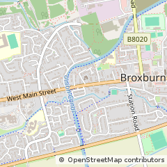 Map of West Lothian