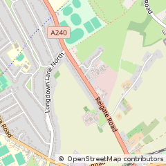 Map of Ewell, Surrey