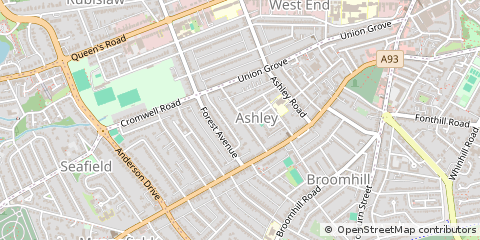 Map of Aberdeen