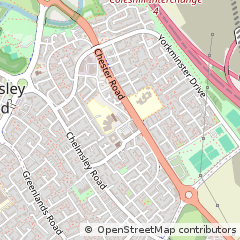 Map of Chelmesley Wood, Solihull