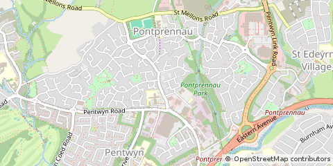 Map of Cardiff