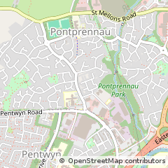 Map of Cardiff