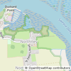 Map of Hayling Island, Hampshire