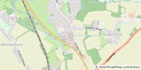Map of Sawston, Cambridgeshire