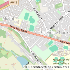 Map of Huddersfield