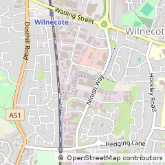 Map of Tamworth