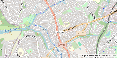 Map of Stourbridge