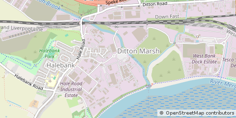 Map of Widnes