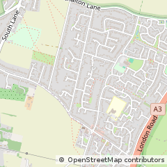 Map of Clanfield, Hampshire