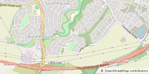 Map of Edinburgh, Midlothian