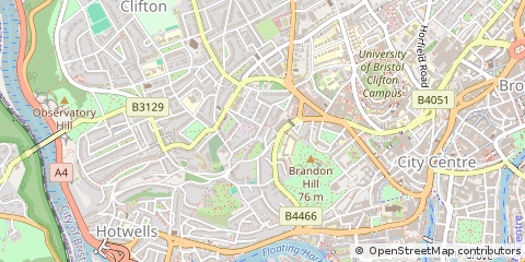 Map of Bristol, Avon