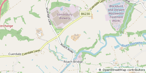 Map of Preston, Lancashire