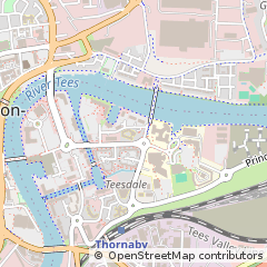 Map of Stockton-on-Tees