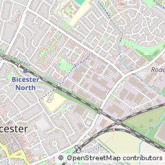 Map of Bicester, Oxfordshire