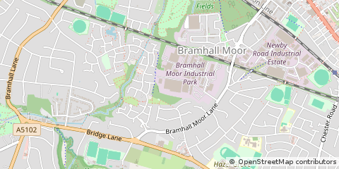 Map of Stockport, Cheshire