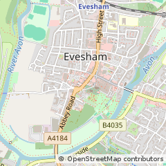 Map of Basingstoke, Worcestershire