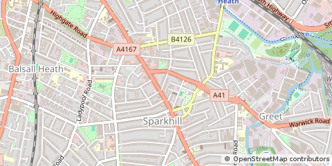 Map of Birmingham