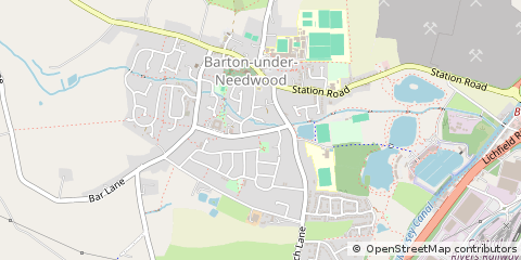 Map of Burton-on-Trent