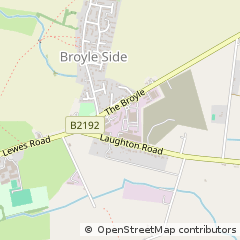 Map of Lewes, East Sussex