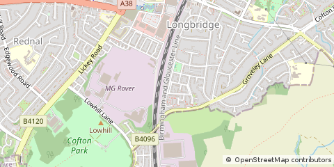 Map of Birmingham