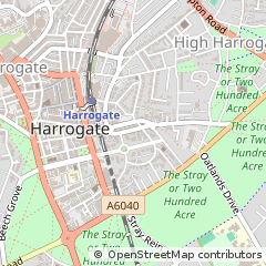 Map of Harrogate, North Yorkshire