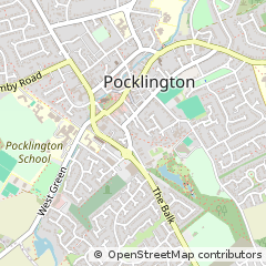 Map of York, East Riding of Yorkshire
