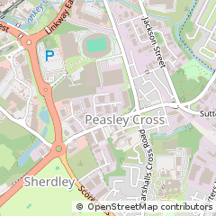 Map of ST. Helens, Merseyside