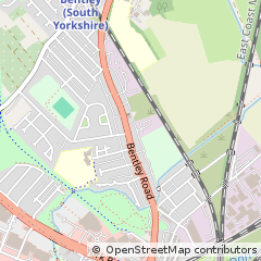 Map of Doncaster, South Yorkshire