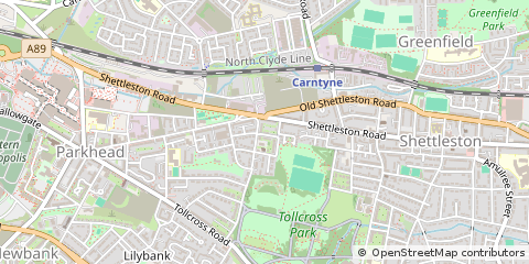 Map of Glasgow