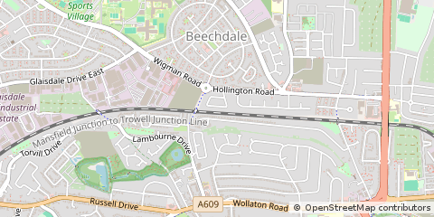 Map of Nottingham