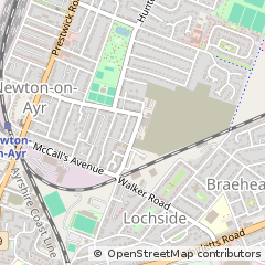 Map of AYR, Ayrshire