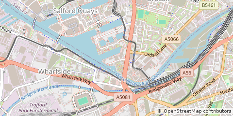 Map of Salford