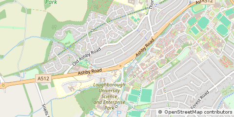 Map of Loughborough
