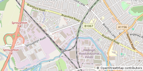 Map of Ipswich, Suffolk