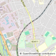Map of Camberley, Surrey