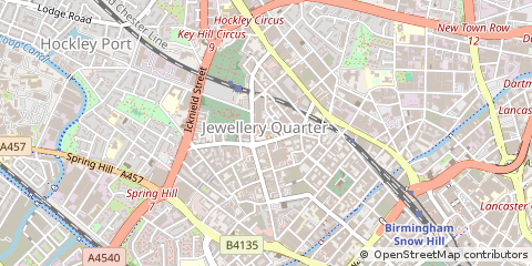 Map of Birmingham, West Midlands