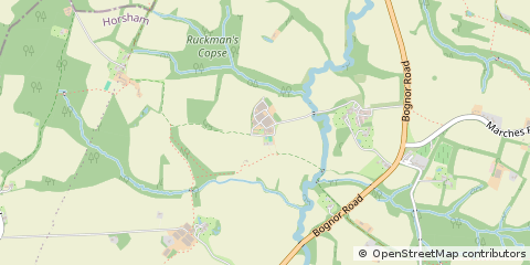 Map of Horsham
