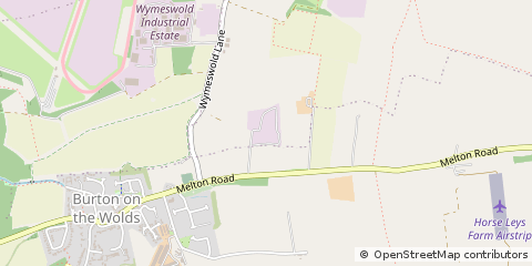 Map of Loughborough, Leicestershire