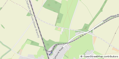 Map of Dover, Kent