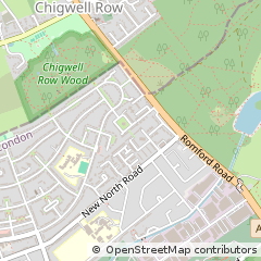 Map of Chigwell