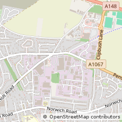 Map of Fakenham, Norfolk