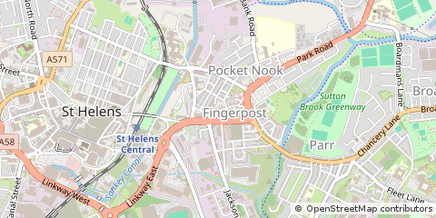 Map of ST. Helens